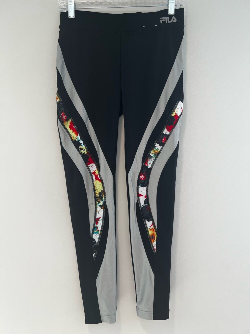 Fila Running Leggings Abstract Size Small